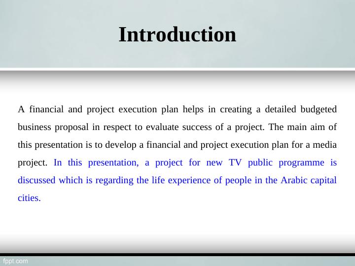 Developing a Financial & Project Execution Plan for a Media Project_3