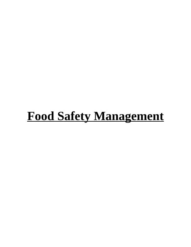 Food Safety Management System_1