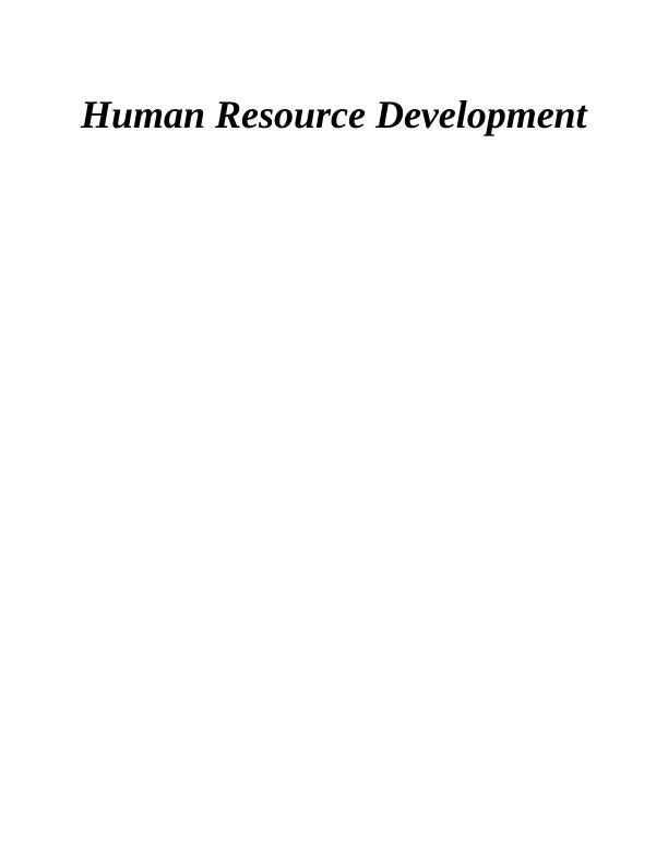 Role of Learning Styles in Human Resource Development_1