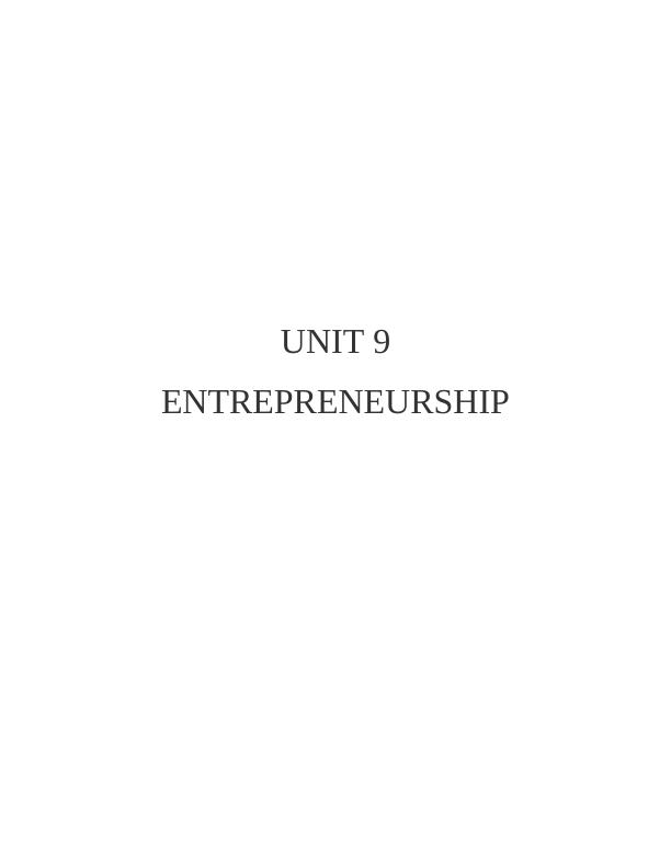 Report on Different Types of Businessperson Venture_1