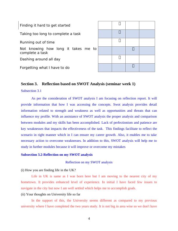 Reflection Report on SWOT analysis_4