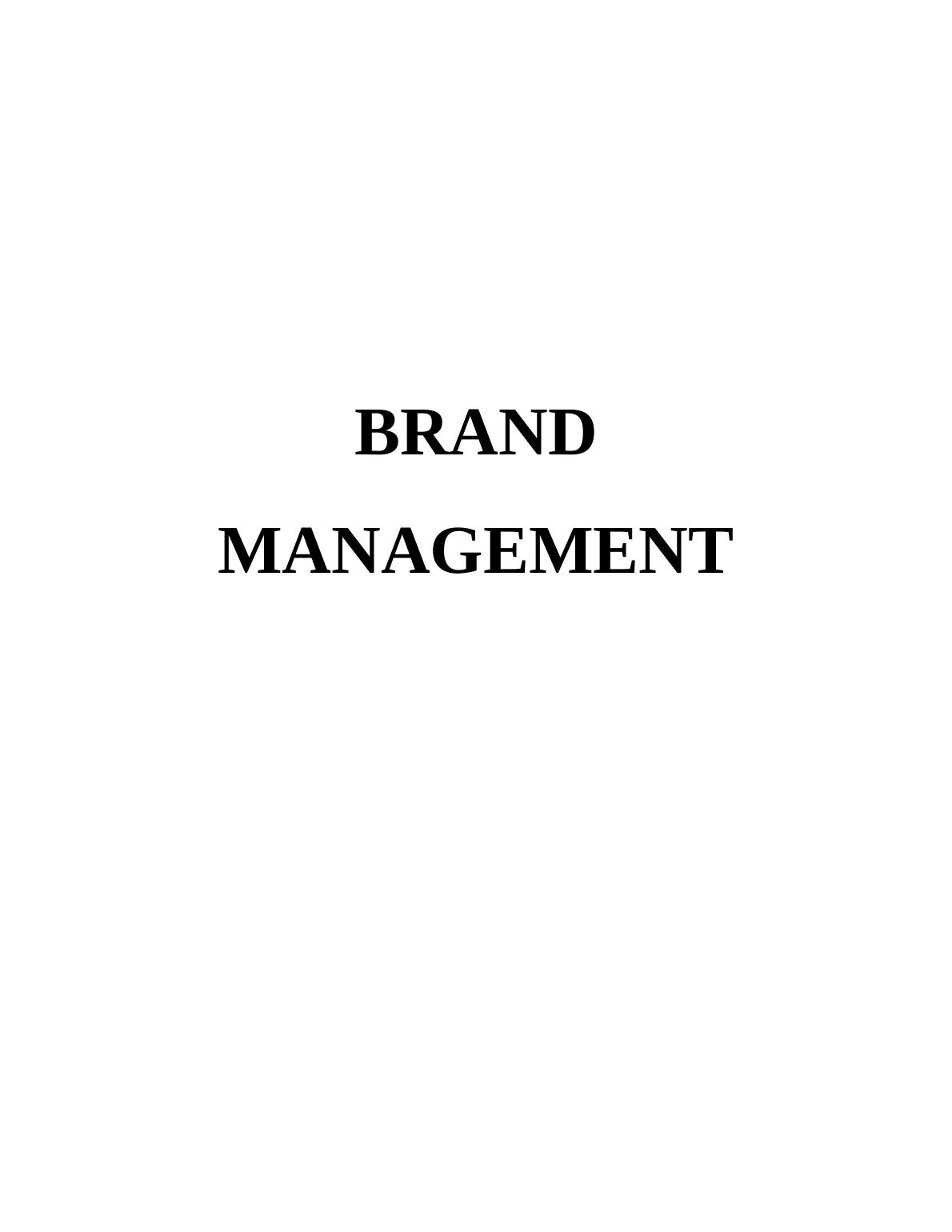 Managing and Managing Brand_1