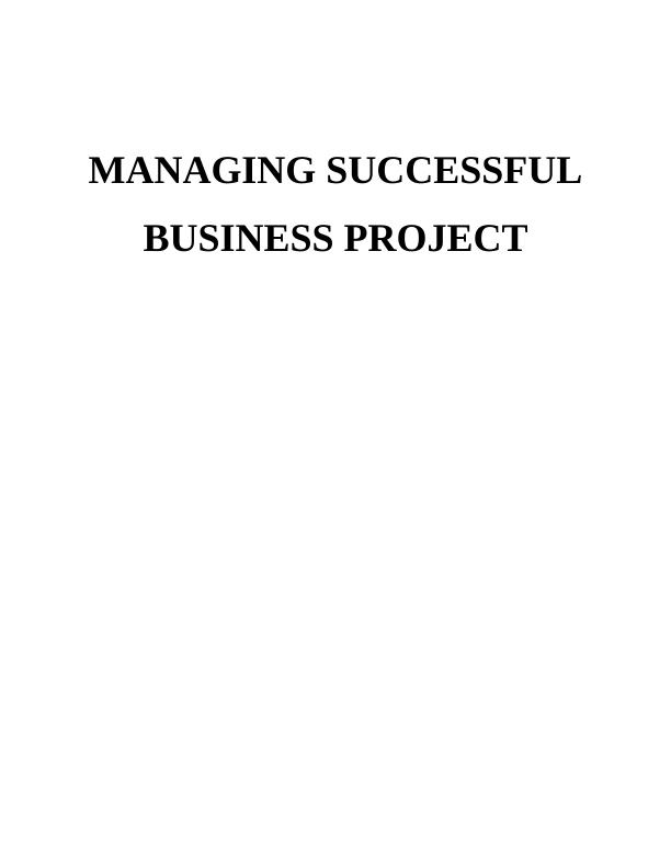 Strategic Management of a Supersuccessful Business Project_1