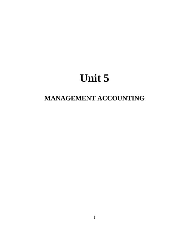 Unit 5 Management Accounting System_2