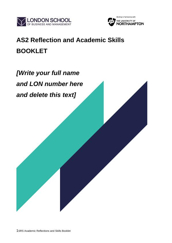 Reflection and Academic Skills in Health and Social Care_1