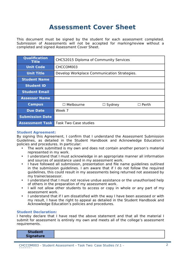 CHCCOM003 Cover Sheet Assessment 2022_2