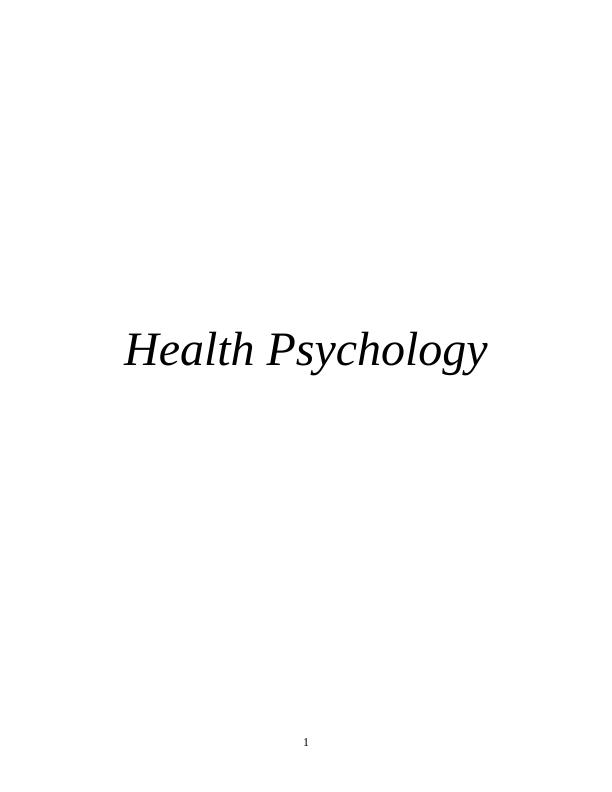 Health Psychology_1