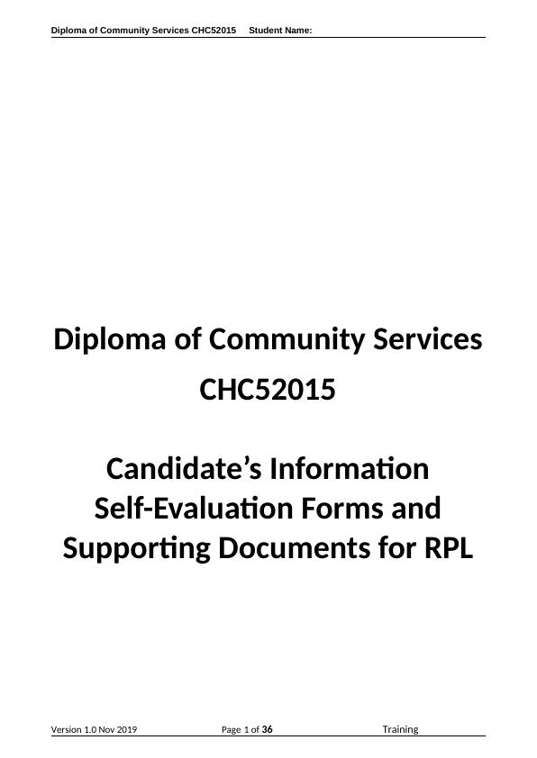 Diploma of Community Services CHC52015_1