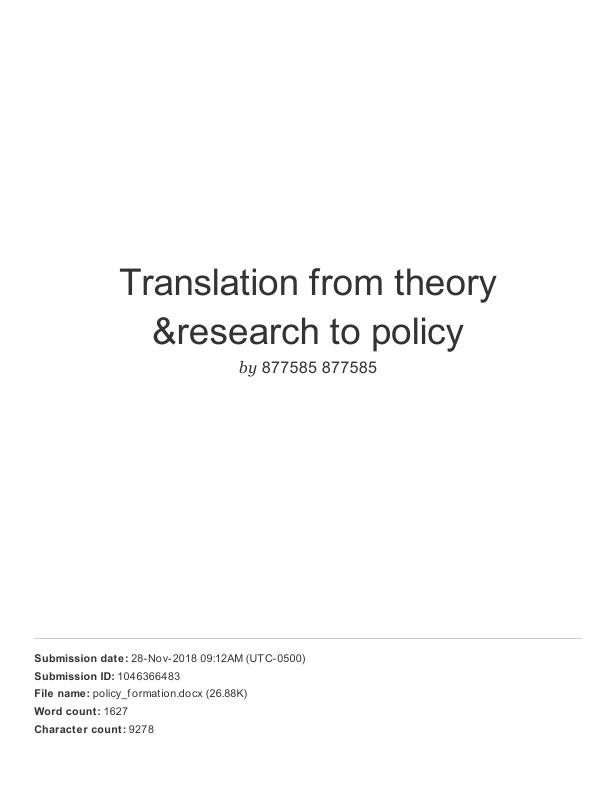 research about translation theory