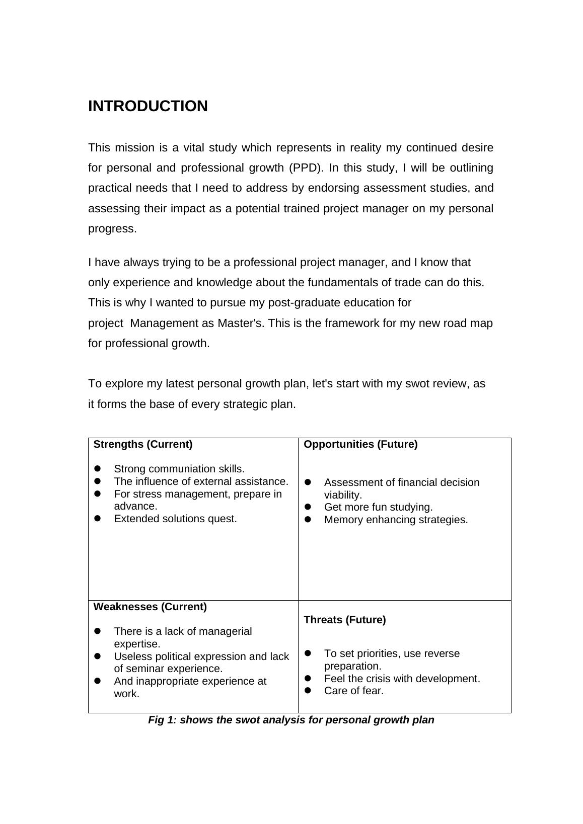 (DOC) Personal and Professional Development Plan Assignment_4