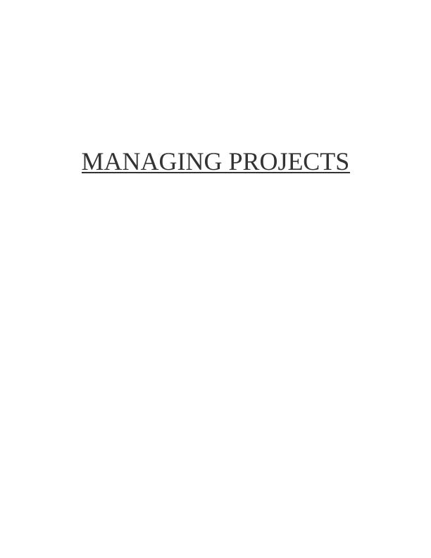 Project Management Assignment - Desklib_1