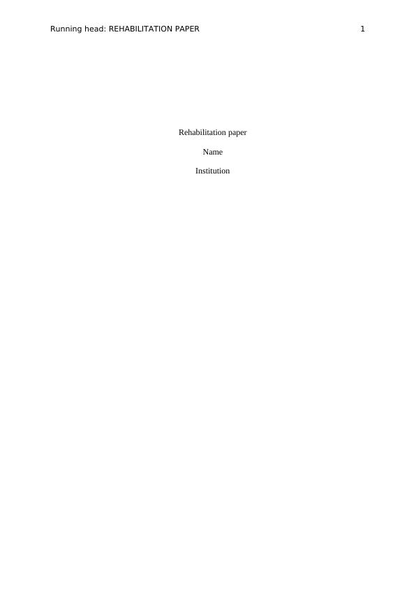 Rehabilitation Paper Assignment 2022_1