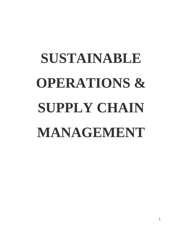 Sustainable Operations & Supply Chain Management at McDonald's_1