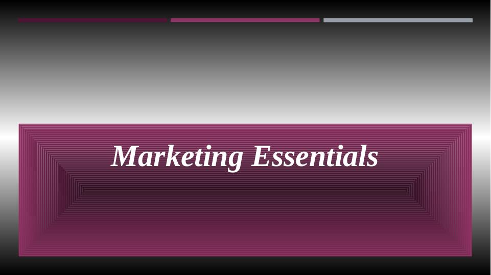 Marketing Essentials: A Comprehensive Guide_1