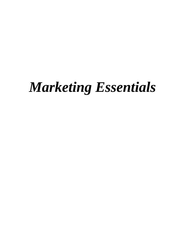 Report on Marketing Essentials : Your Destination Transport Ltd_1