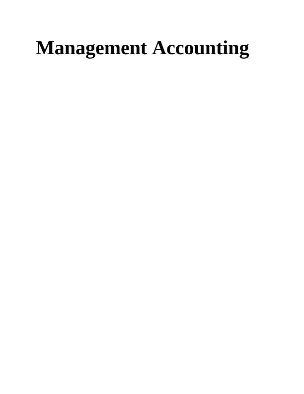Management Accounting Systems - Doc_1
