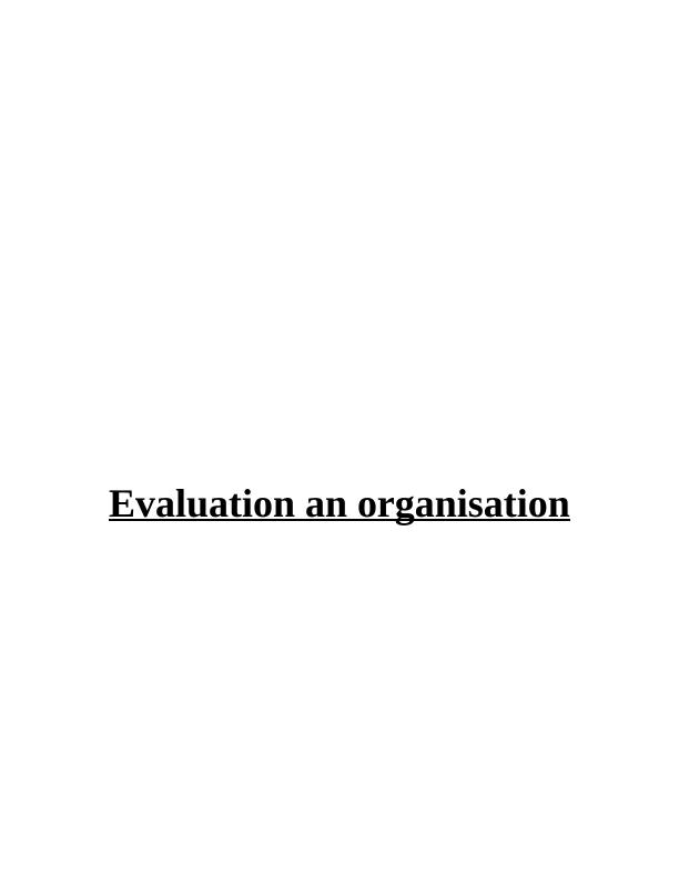 Evaluation of NHS: Structure, Management, and Services_1