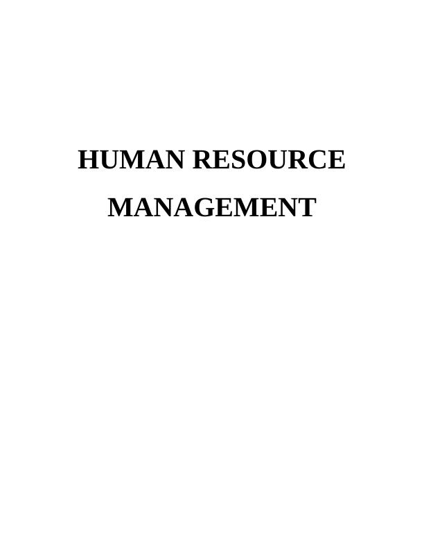 Issues and Trends in Human Resource Management_1