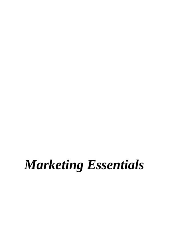 Unit 2 Marketing Essentials Assignment Solution - H&M_2