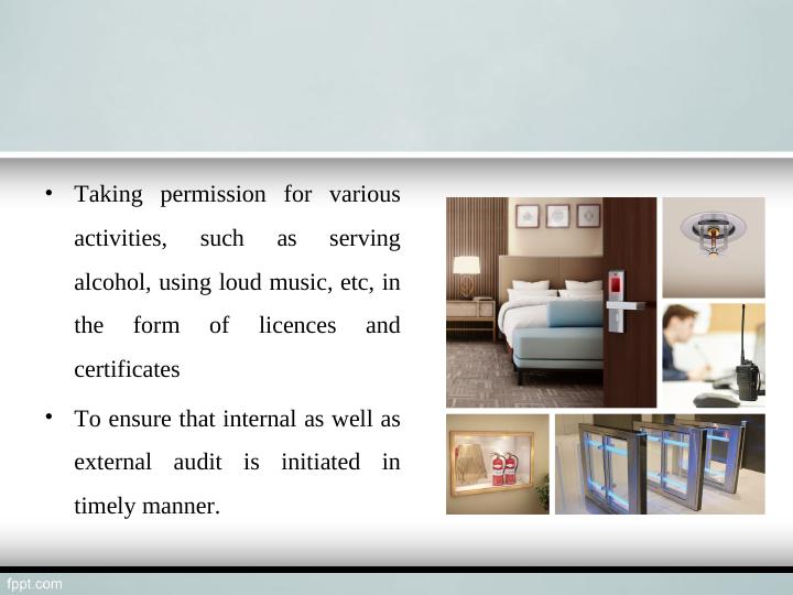 Statutory Regulations Affecting Facilities Operation in UK Hospitality