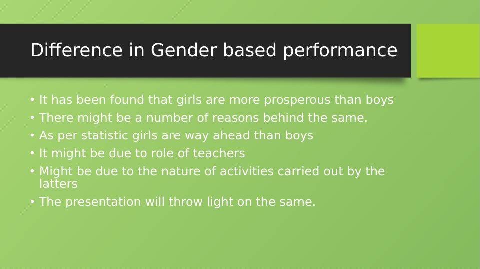 Difference in Performance of Boys and Girls in School Education_4
