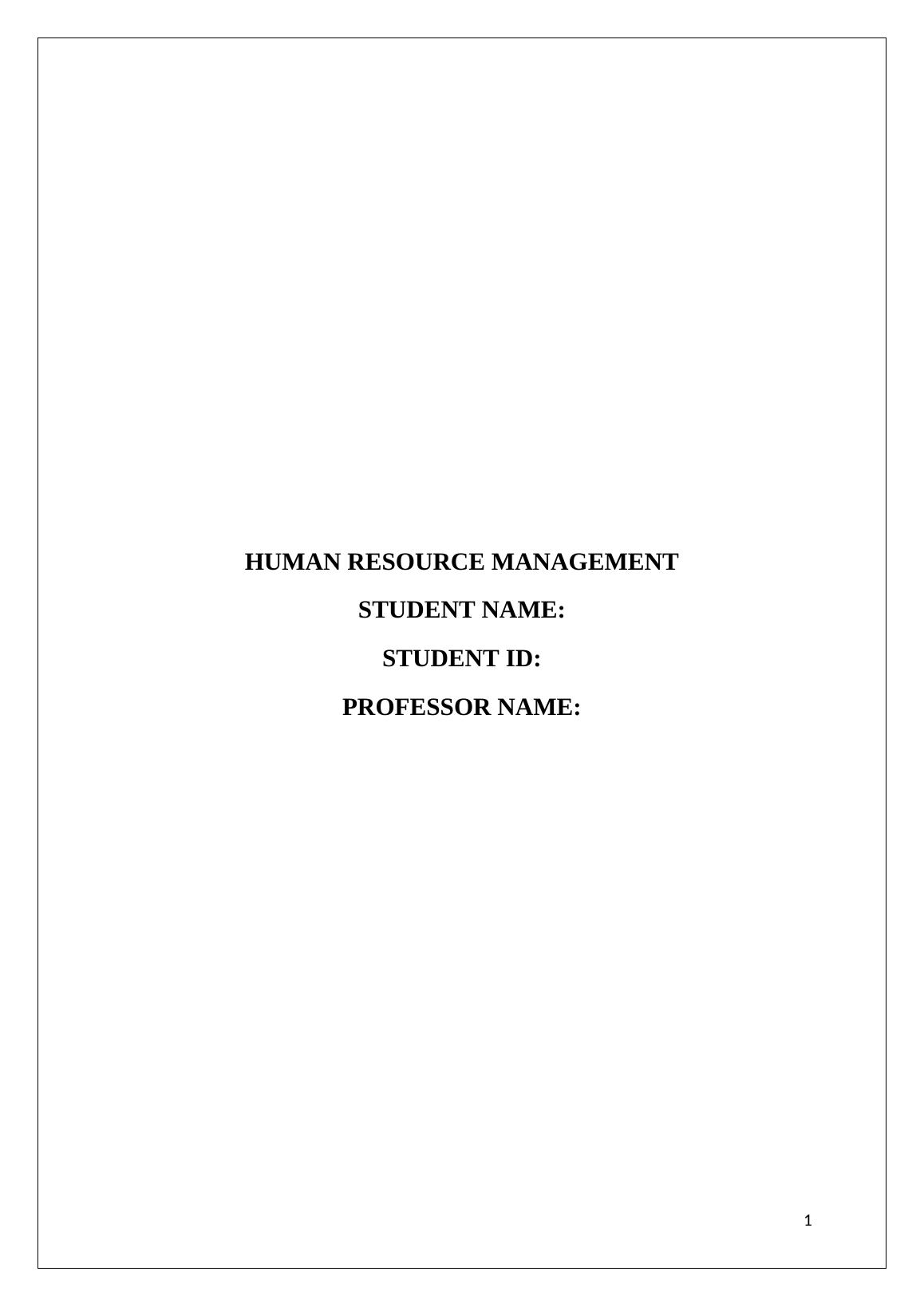 Human Resource Management at Woodhill College_1