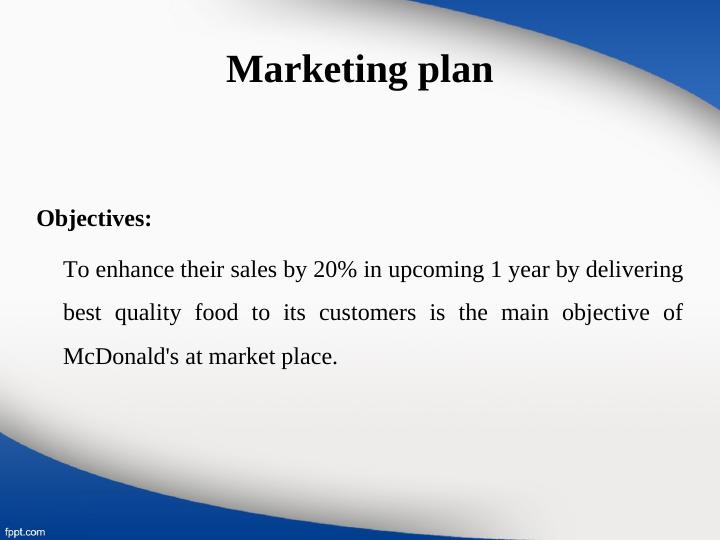 Marketing Plan for McDonald's: Introducing Pizza_4