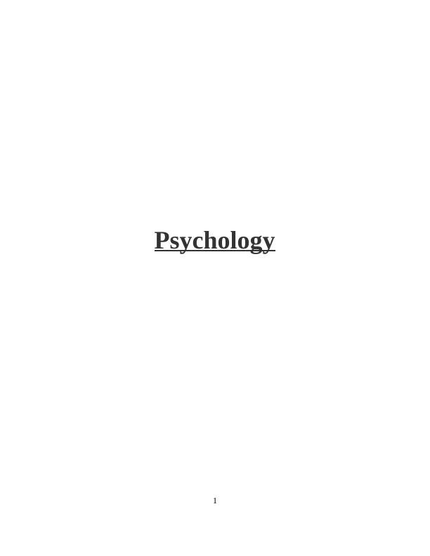 Introduction to Psychology INTRODUCTION 3_1
