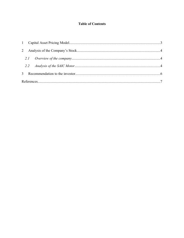 Report on Capital Asset Pricing Model (CAPM)_2
