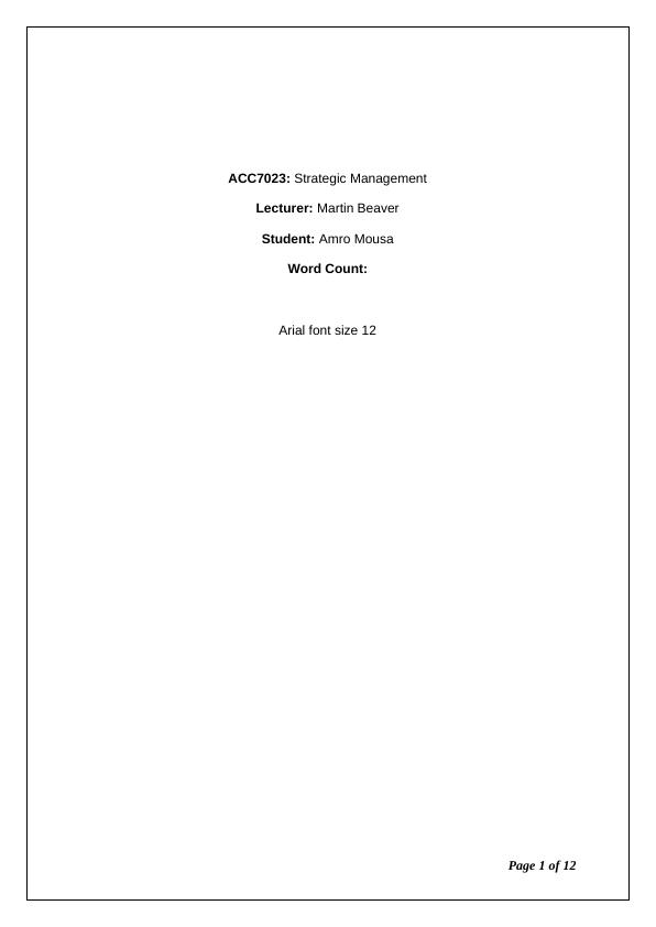 ACC7023: Strategic Management Report 2022_1