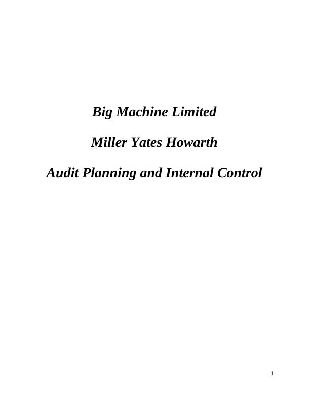 Big Machine Limited Assignment PDF_1
