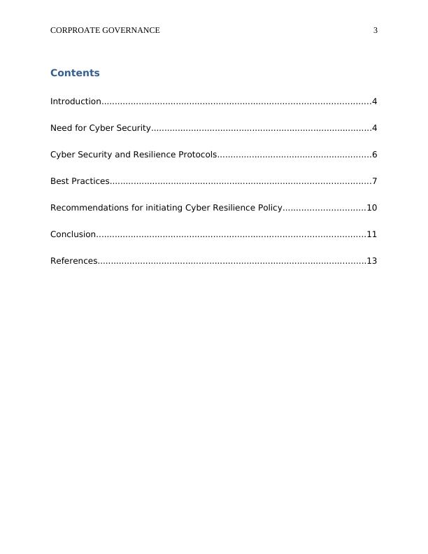 Report On Cybersecurity Policy | ACC03043 Corporate Governance_3