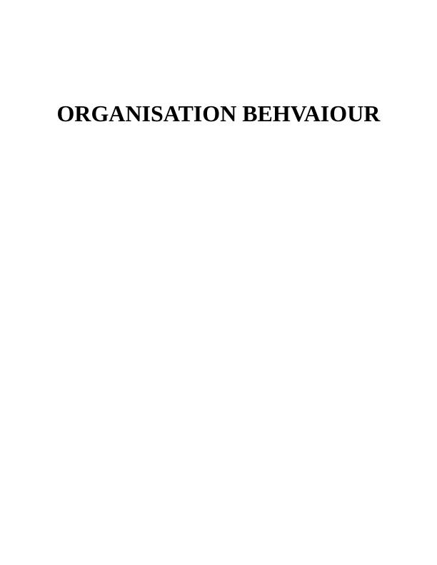 Organisation Behaviour_1