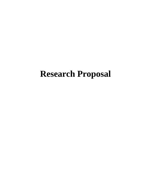 Research Proposal Assignment - impact of brand awareness on sales and profits_1
