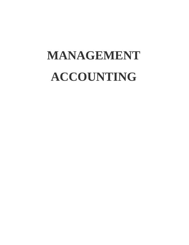 Assignment On Management Accounting (Pdf)_1