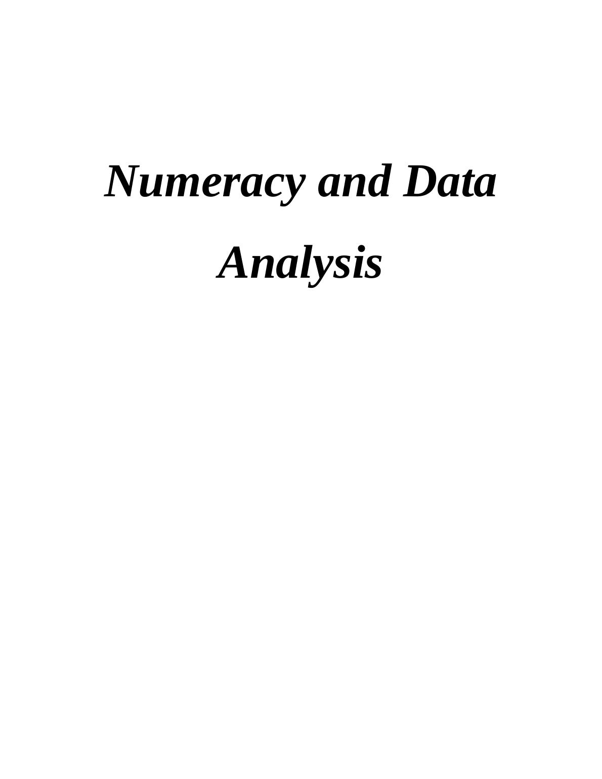 (Solved) Assignment on Data Analysis_1