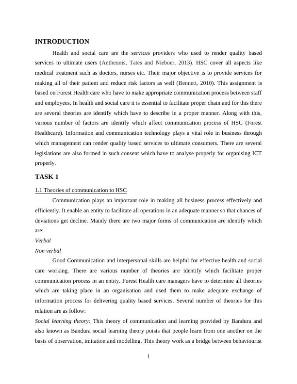 Communication Health & Social Care Assignment_4