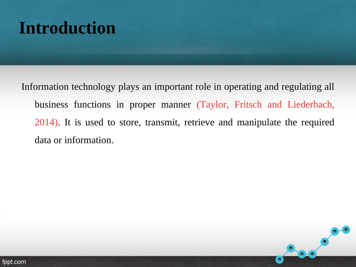 Introduction To Information Technology