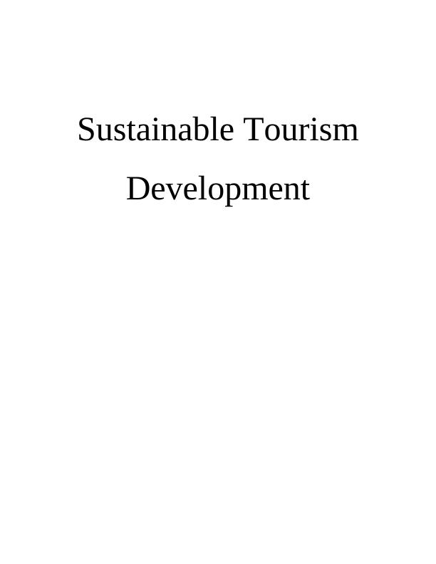 Sustainable Tourism Development- PDF_1