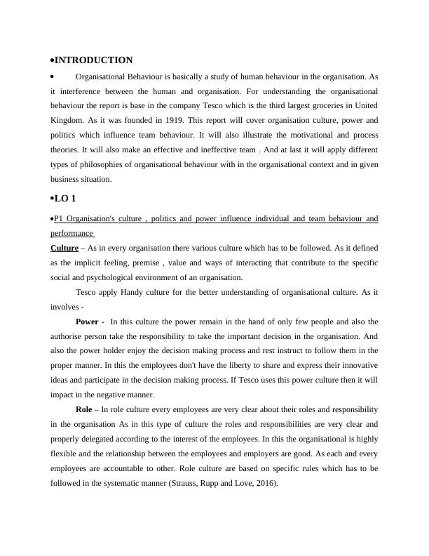 (pdf) Organisational Behaviour in Tesco_3