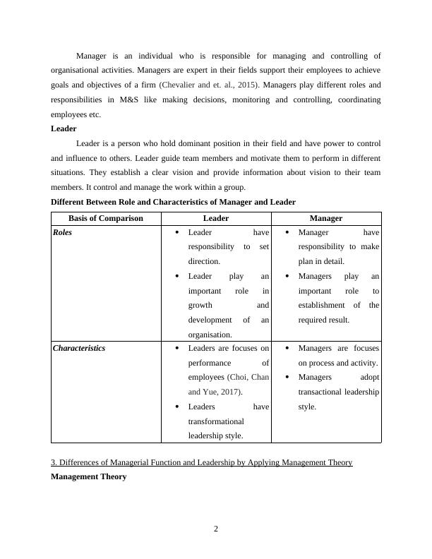 management and operations assignment