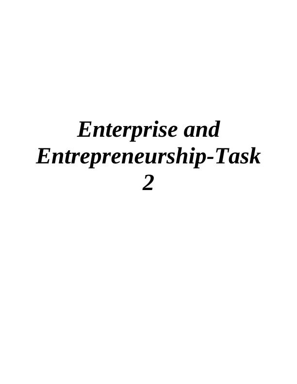 enterprise coursework task 2