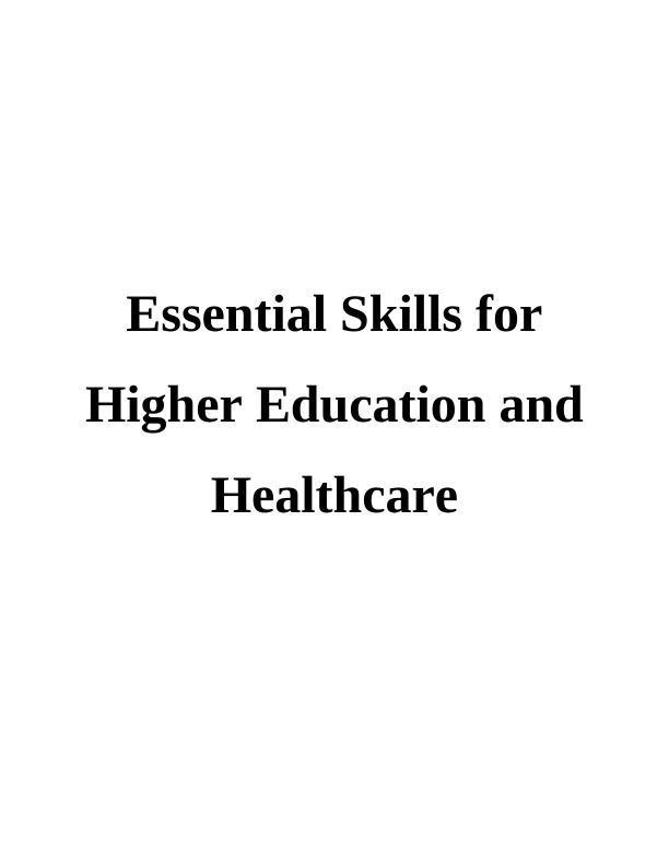 Essential Skills for Higher Education and Healthcare_1