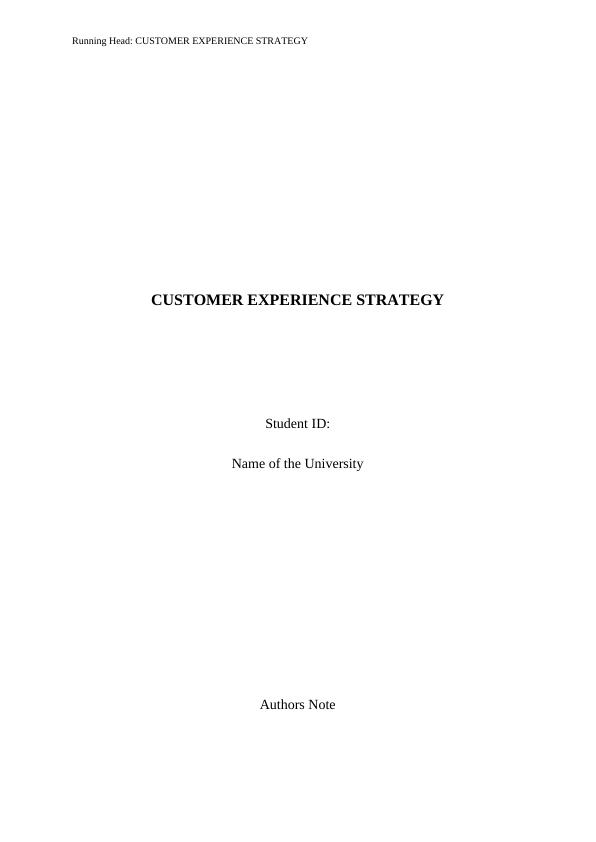 BIZ104 Customer  Experience  Management_1