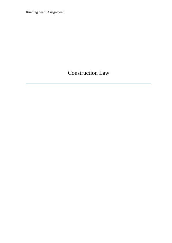 Assignment Construction Law_1