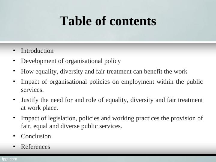 Equality, Diversity and Fair Treatment in the Workplace_2