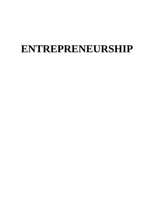 Small Business Entrepreneurship Assignment_1