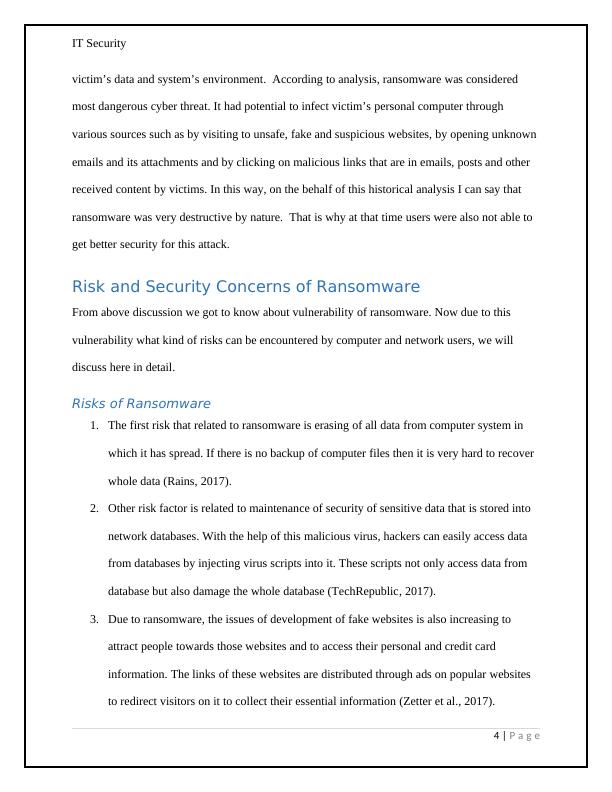 IT Security Risks and Securities of Ransomware_4