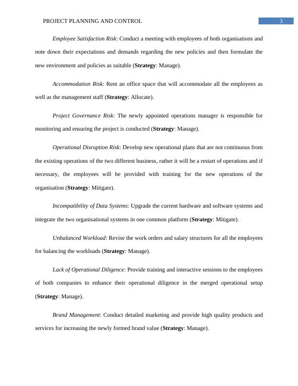 EPM 5610 Project Planning and Control