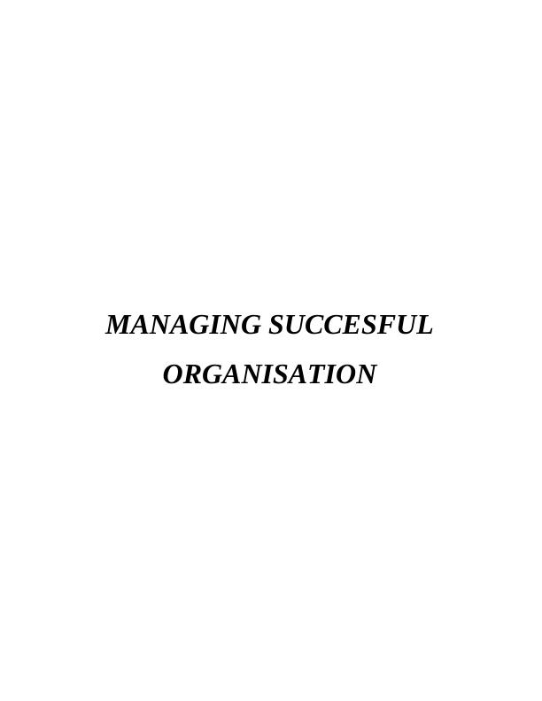 Report On Austin Fraser - Organizational Objectives & Aims_1